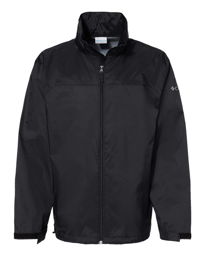 Front View of Black Glennaker Lake™ II Rain Jacket - 212476