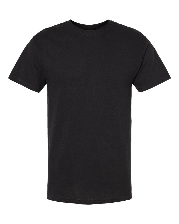 Front View of Black Gold Soft Touch T-Shirt - 4800