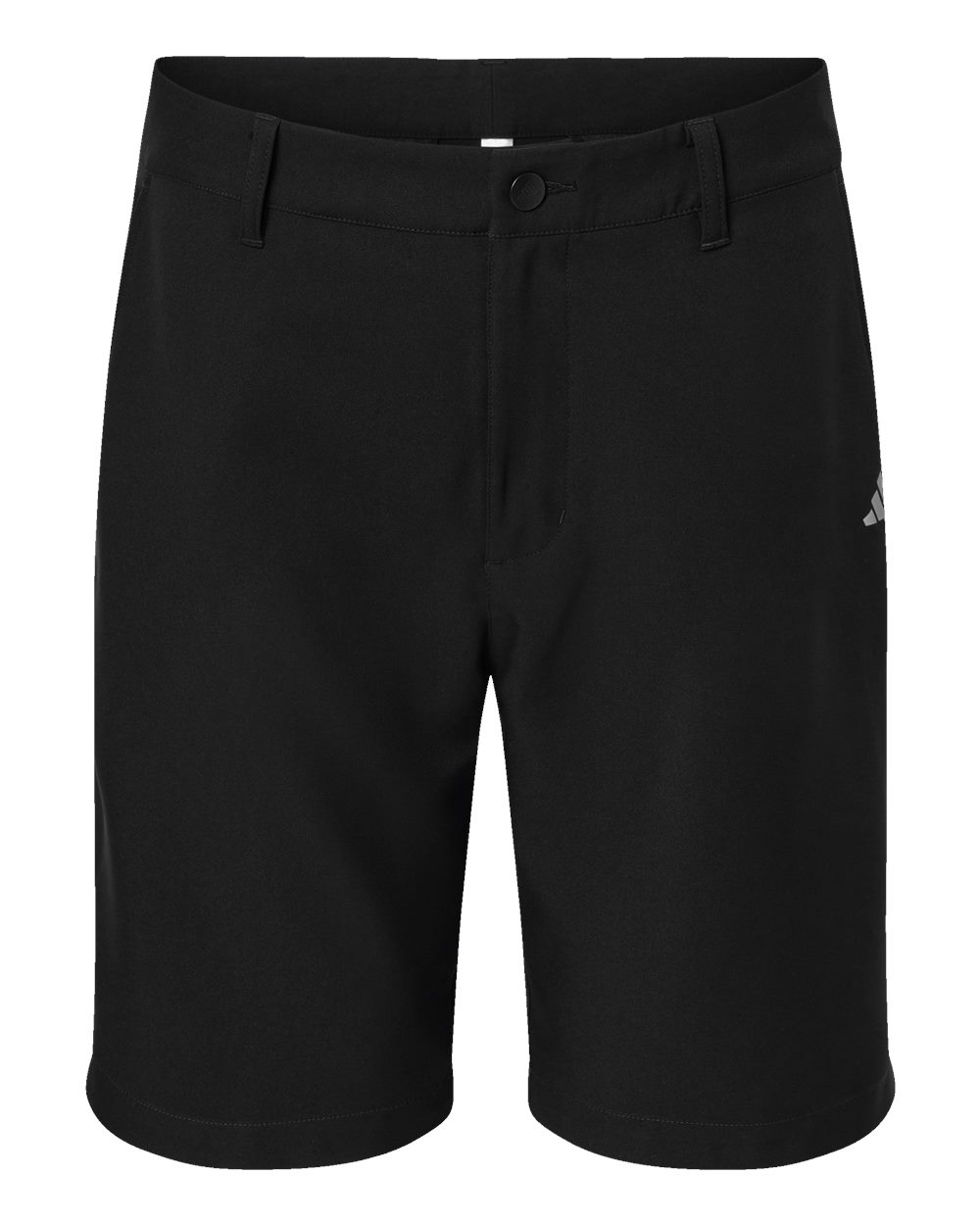 Front View of Black Golf Shorts - A2000