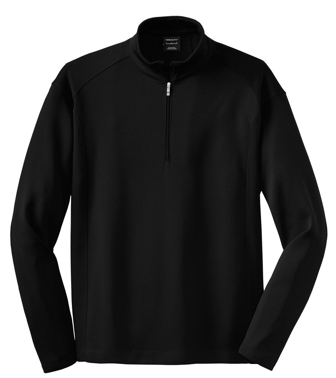 Front View of Black Nike Sport Cover-Up. 400099