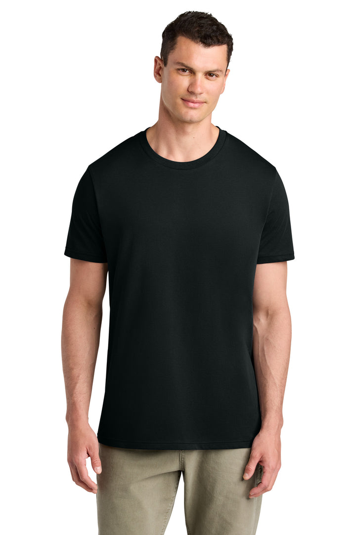 Front View of Black Stanley/Stella Unisex Crafter Tee SXU007