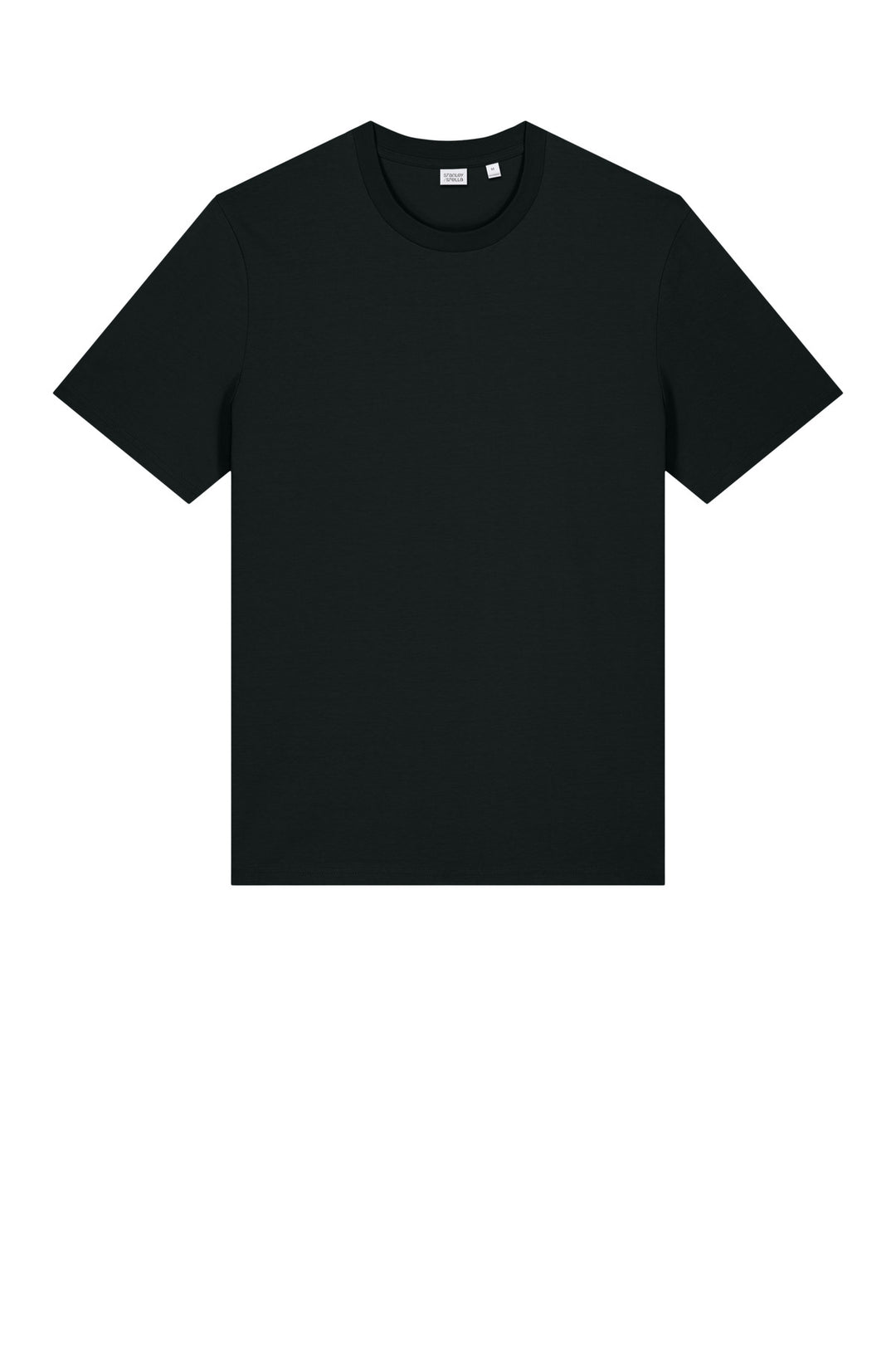 Front View of Black Stanley/Stella Unisex Creator 2.0 Tee SXU001