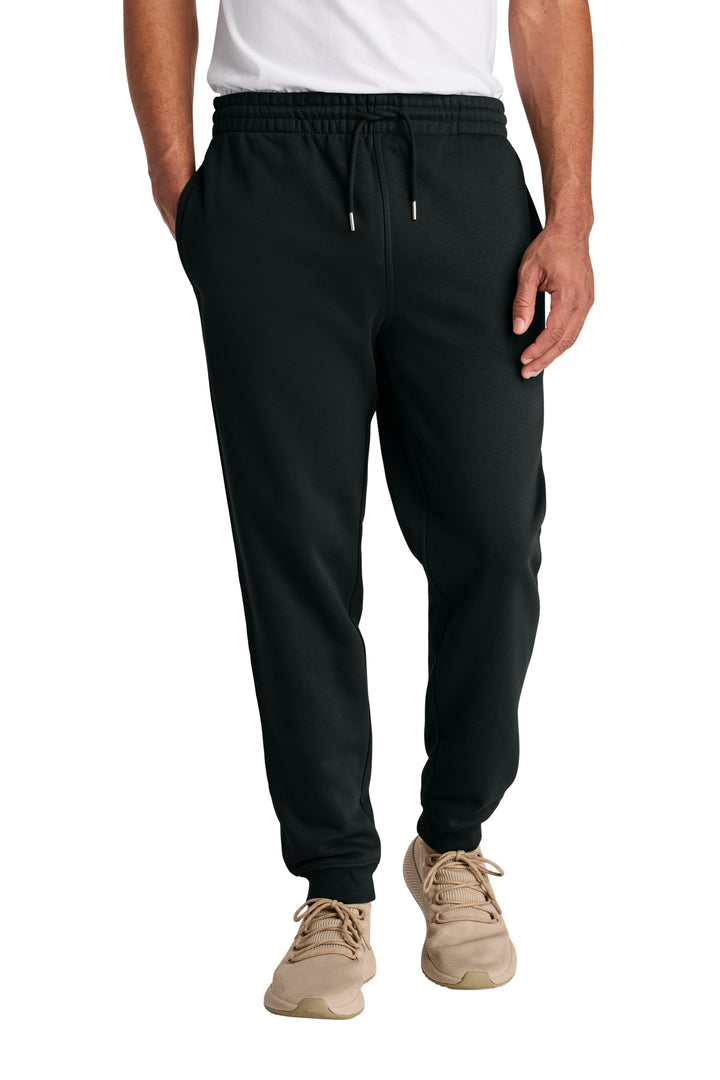 Front View of Black Stanley/Stella Unisex Flyer Jogger SXU006