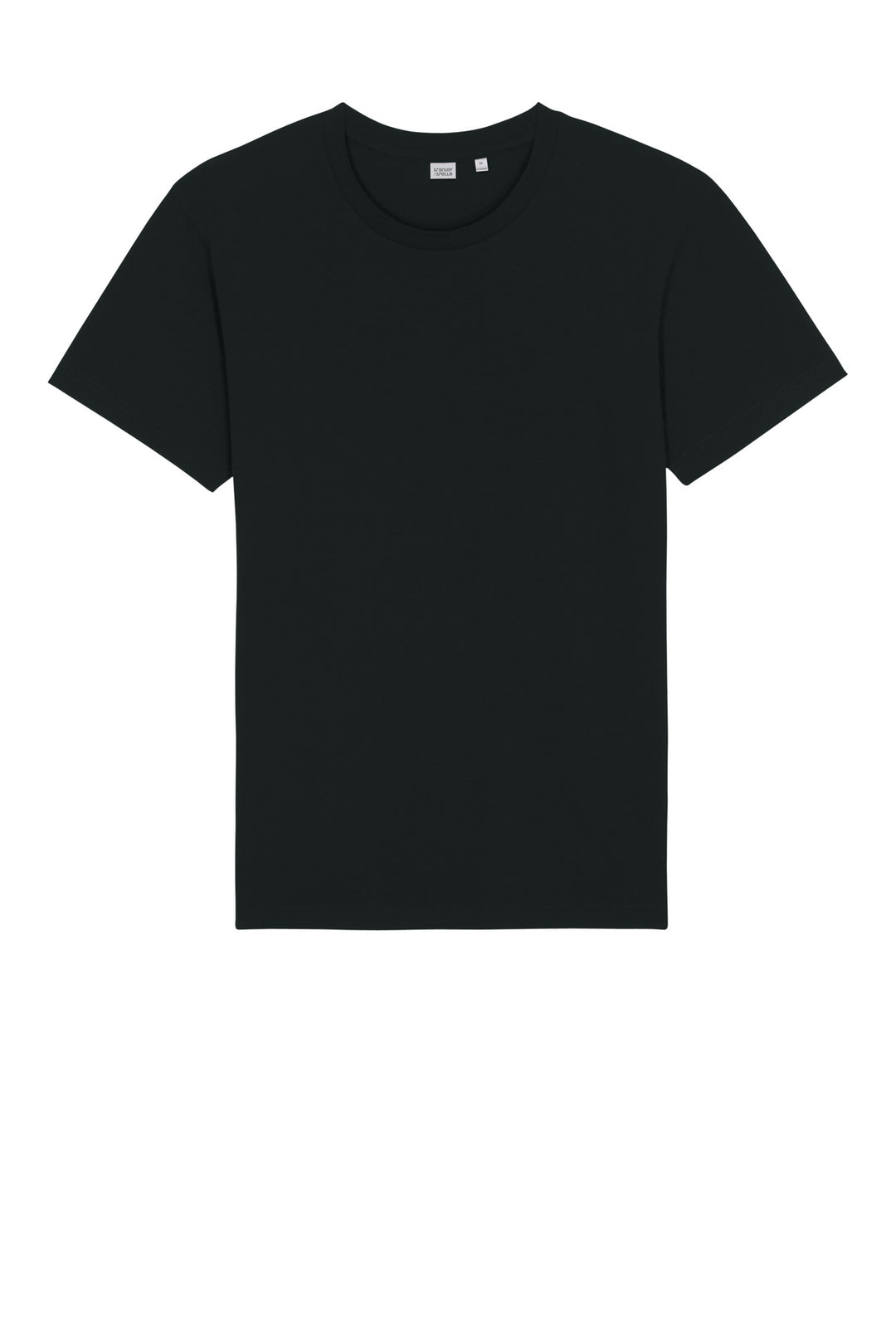 Front View of Black Stanley/Stella Unisex Rocker Tee SXU016