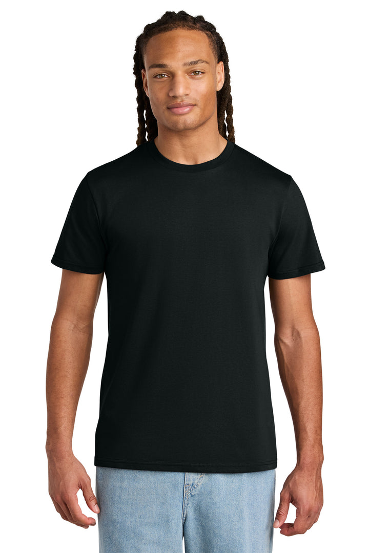 Front View of Black Stanley/Stella Unisex Rocker Tee SXU016