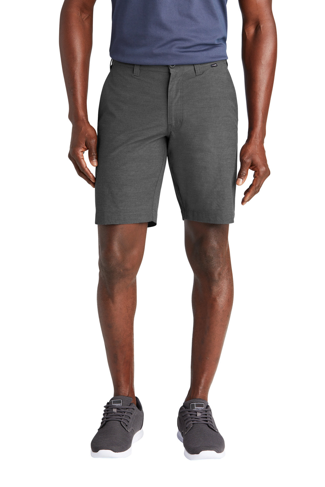 Front View of Black TravisMathew El Dorado Short TM1MW454