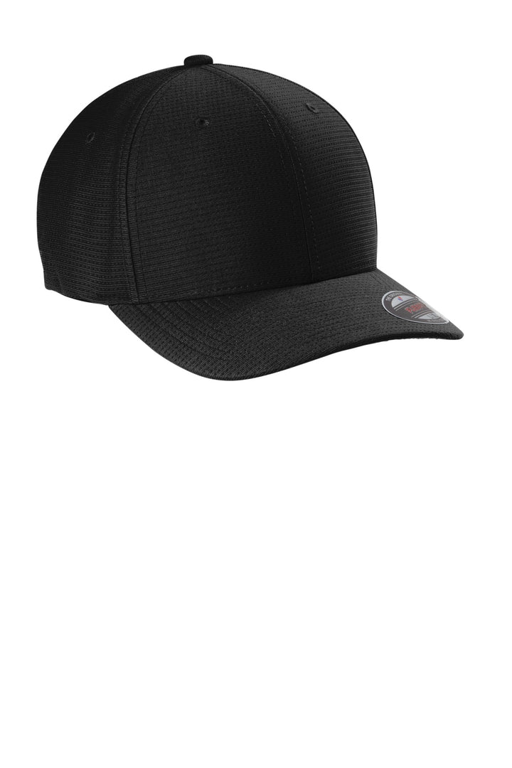 Front View of Black TravisMathew Rad Flexback Cap. TM1MU426