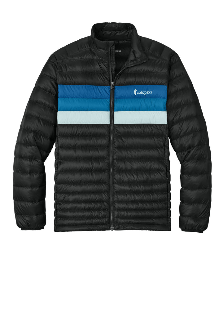 Front View of Black/Atl Cotopaxi Fuego Down Jacket COTOM1687