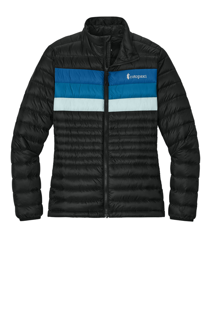 Front View of Black/Atl Cotopaxi Women's Fuego Down Jacket COTOW1688