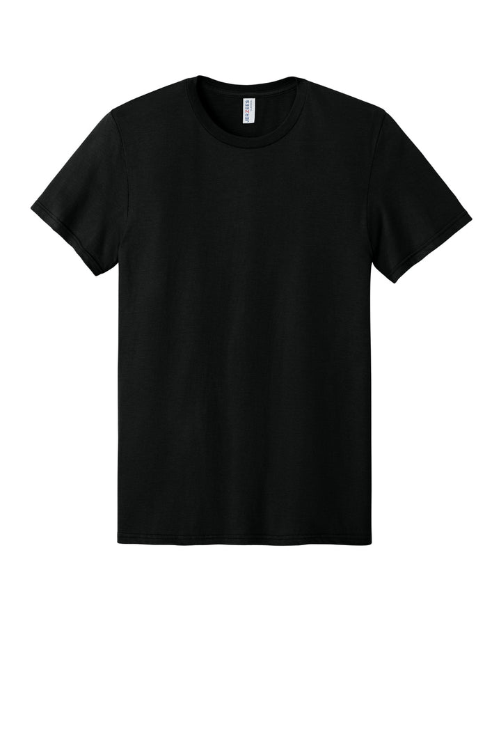 Front View of BlackInk Jerzees Classics Unisex Cotton T-Shirt 363M