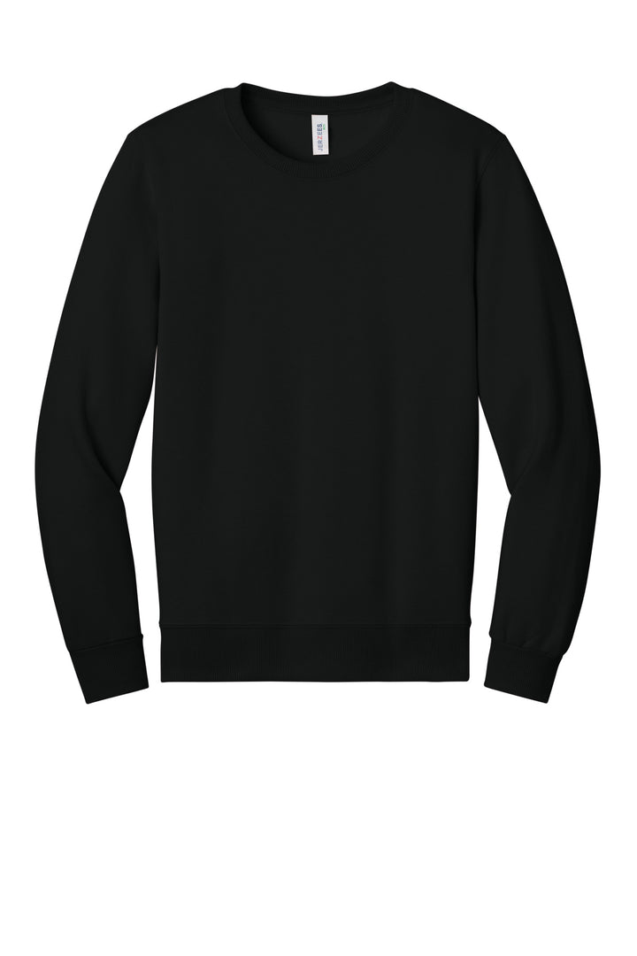 Front View of BlackInk Jerzees Eco Premium Blend Crewneck Sweatshirt 701M