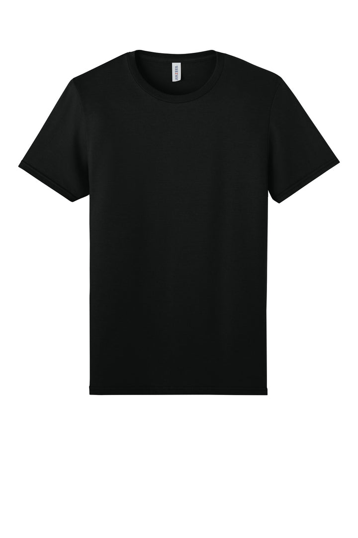 Front View of BlackInk Jerzees Unisex Premium Combed Ring Spun Cotton Tee 570M