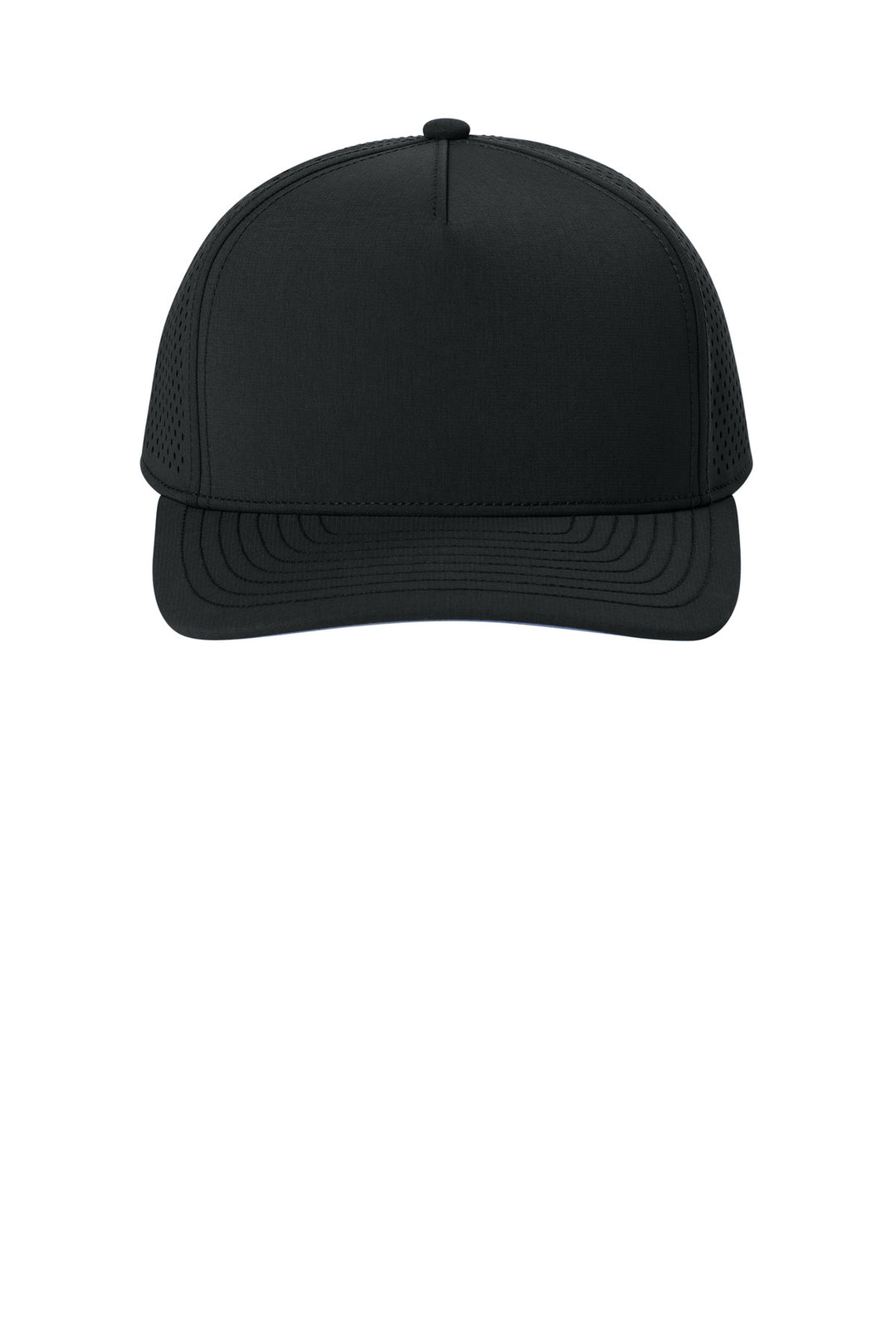 Front View of Blacktop OGIO 5-Panel Performance Cap OG606