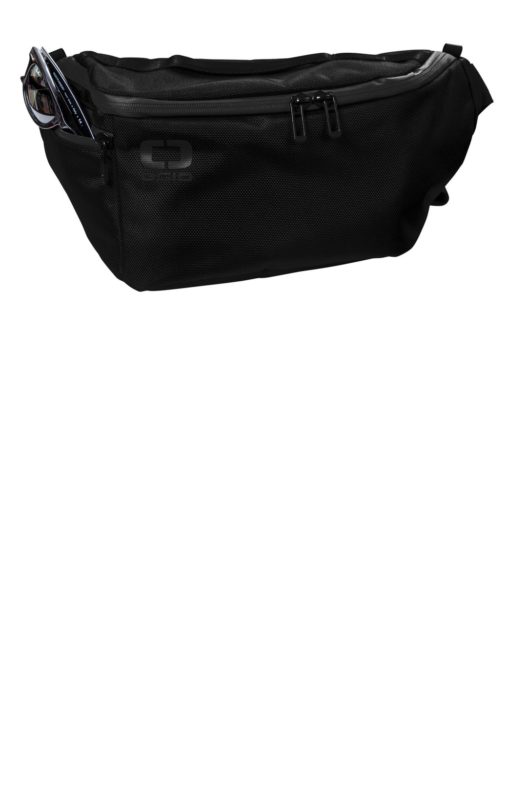 Front View of Blacktop OGIO Ballistic Crossbody 92002