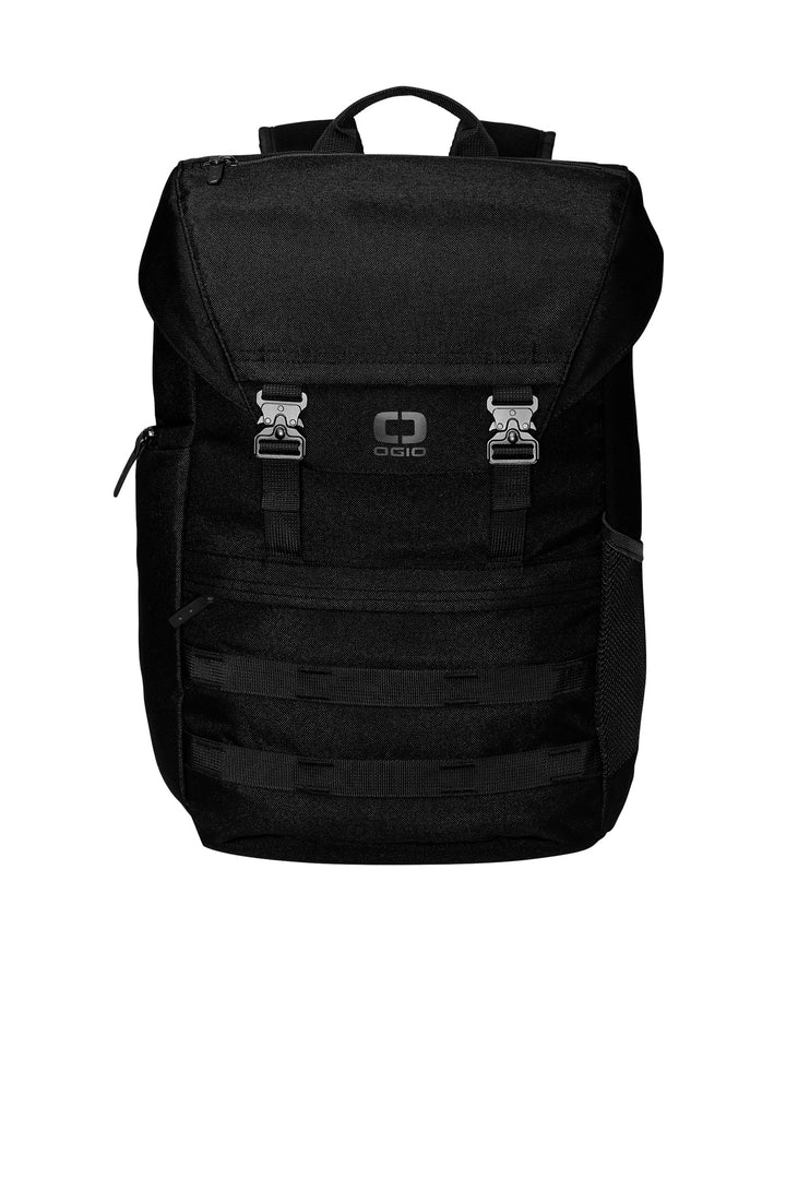 Front View of Blacktop OGIO Command Pack 91019