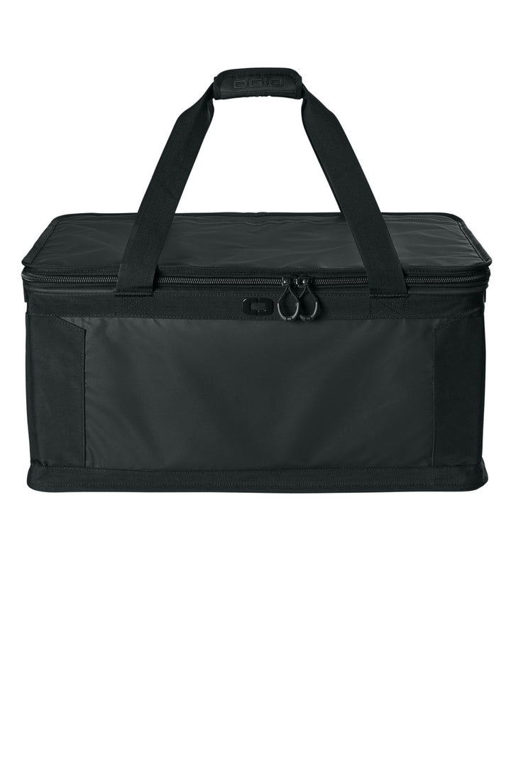 Front View of Blacktop OGIO Gear Mega Cube 90000