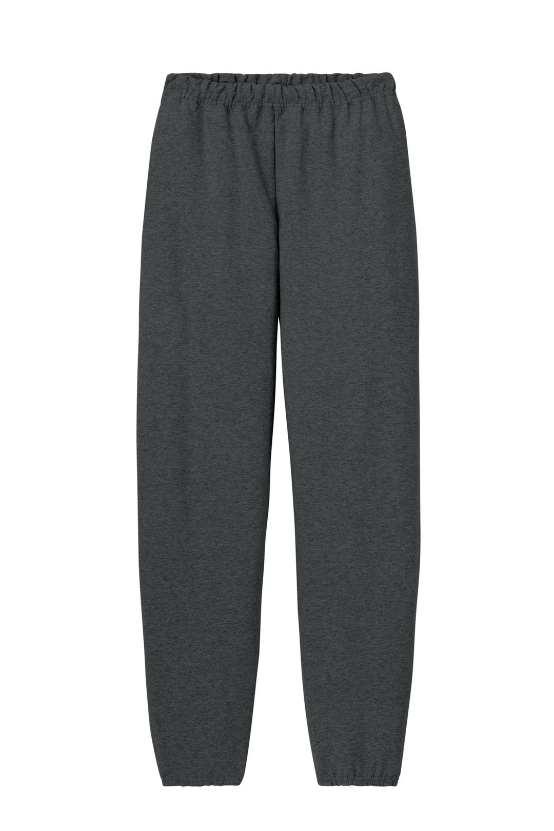 Front View of BlkHthr Jerzees - NuBlend Sweatpant. 973M
