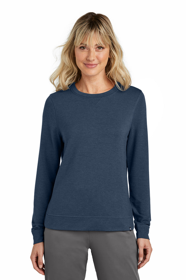 Front View of BlNightsHt TravisMathew Women's Long Weekend Crew TM1LD003