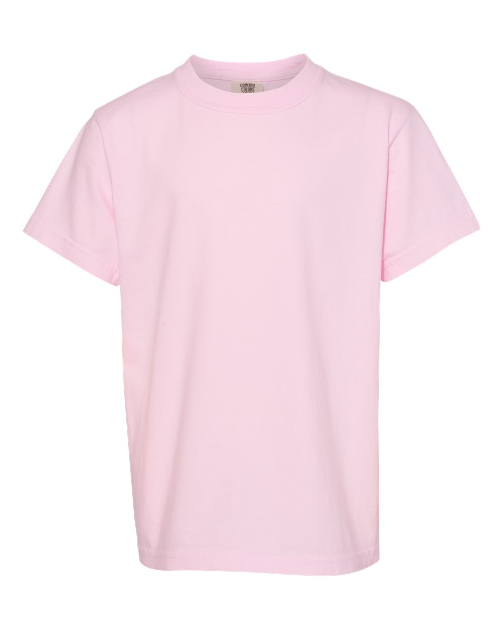 Front View of Blossom Garment-Dyed Youth Heavyweight T-Shirt - 9018