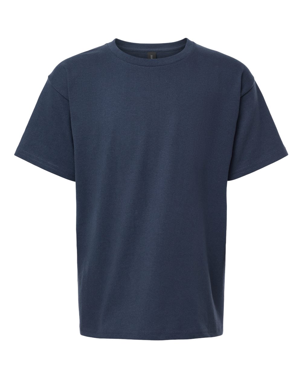 Front View of Blue Dusk Heavy Cotton™ Youth T-Shirt - 5000B