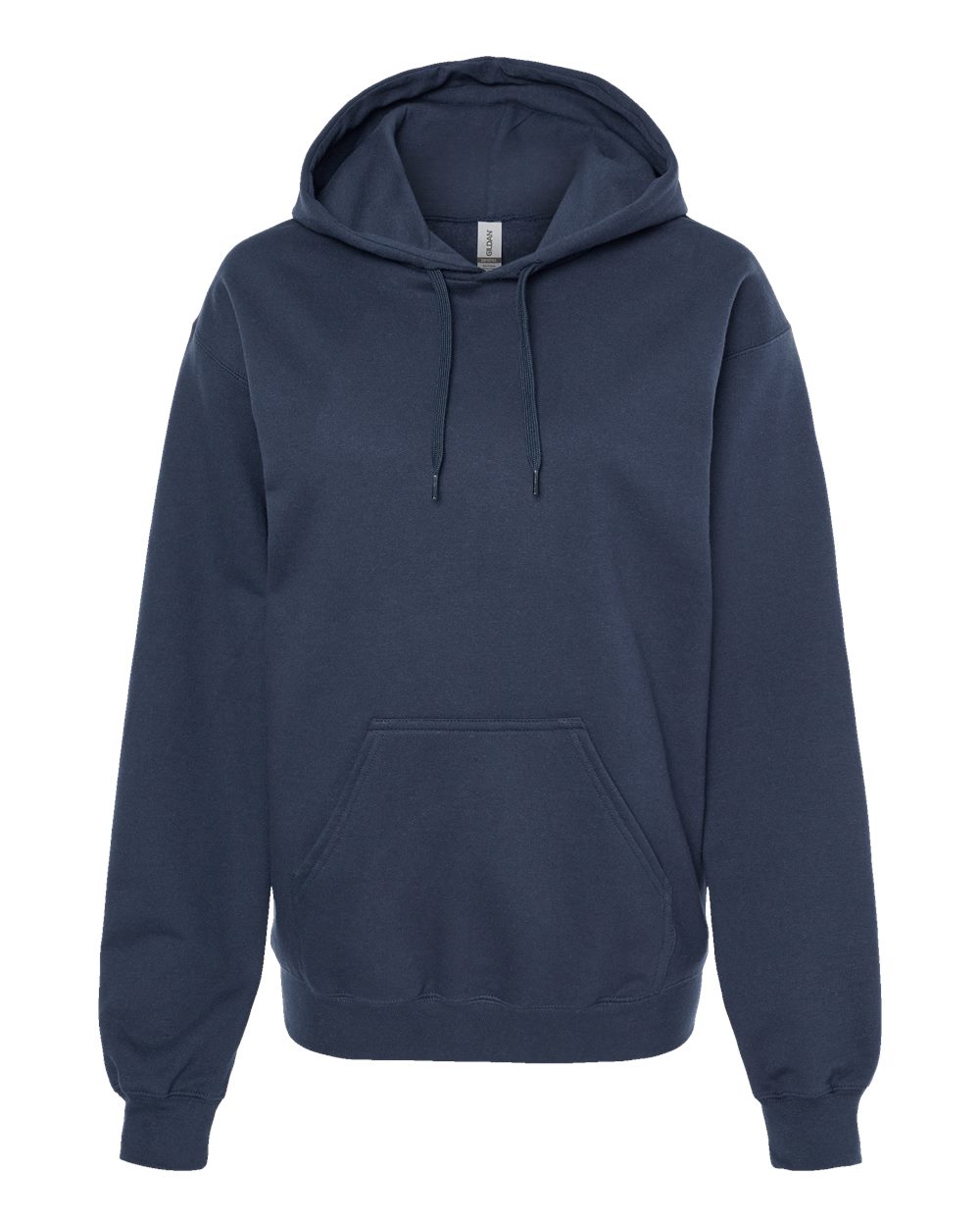 Front View of Blue Dusk Softstyle® Midweight Hooded Sweatshirt - SF500