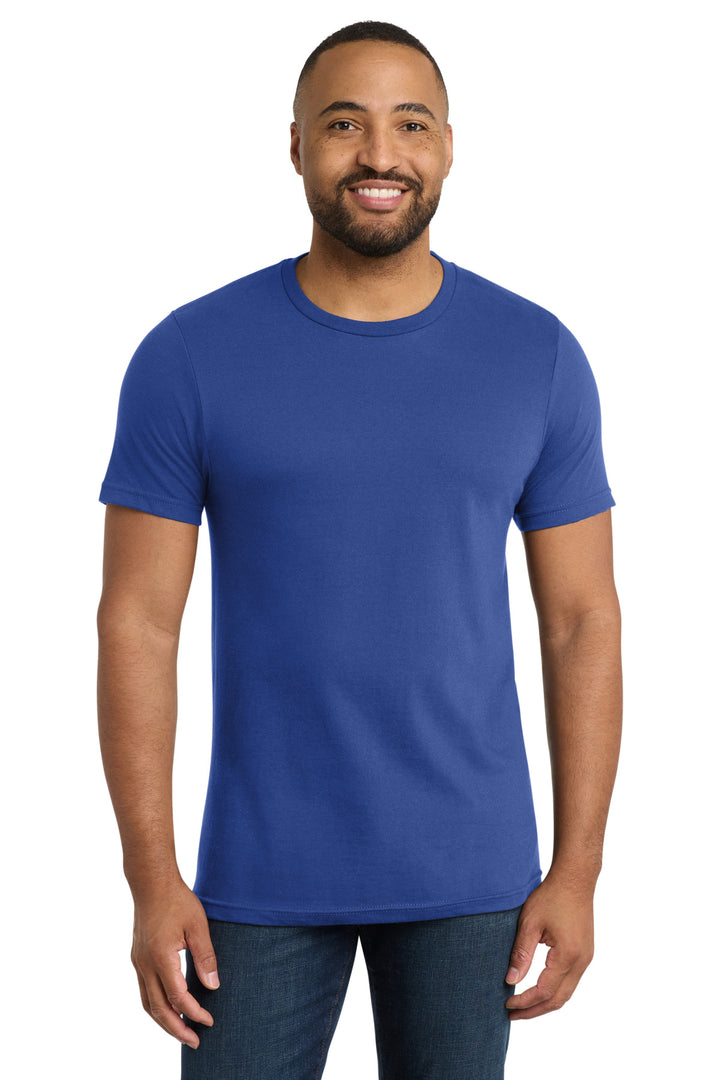 Front View of Blue Iris Port & Company Bouncer Tee PC600