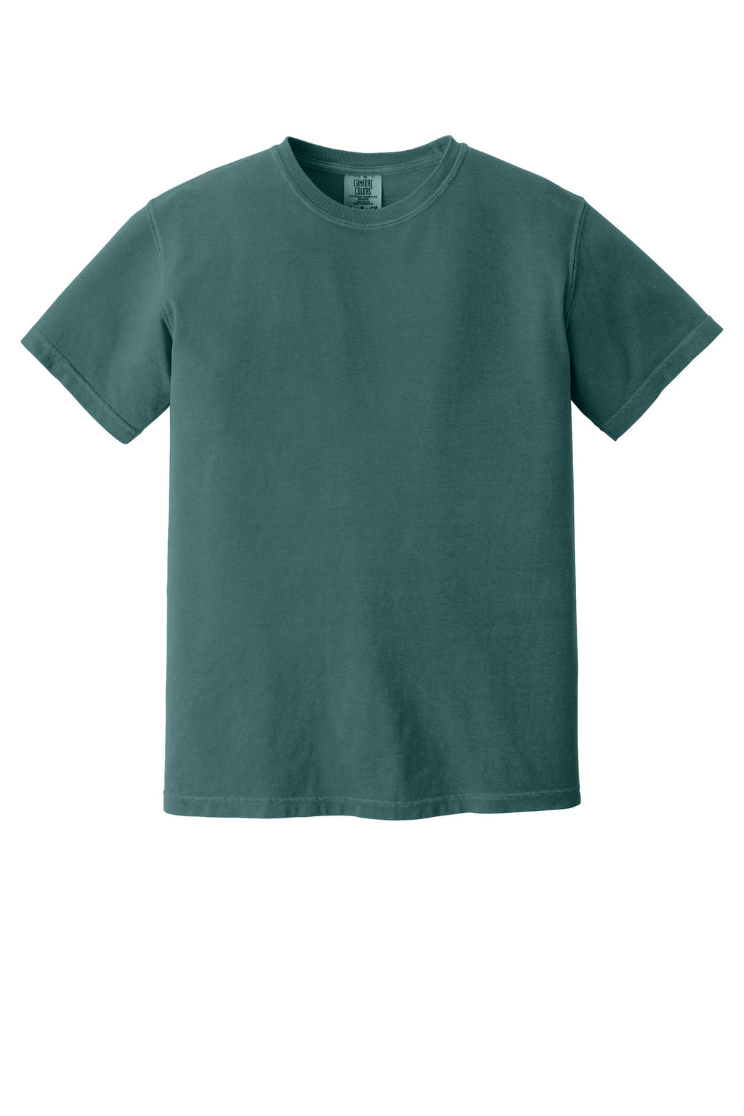 Front View of Blue Spruce COMFORT COLORS Heavyweight Ring Spun Tee. 1717