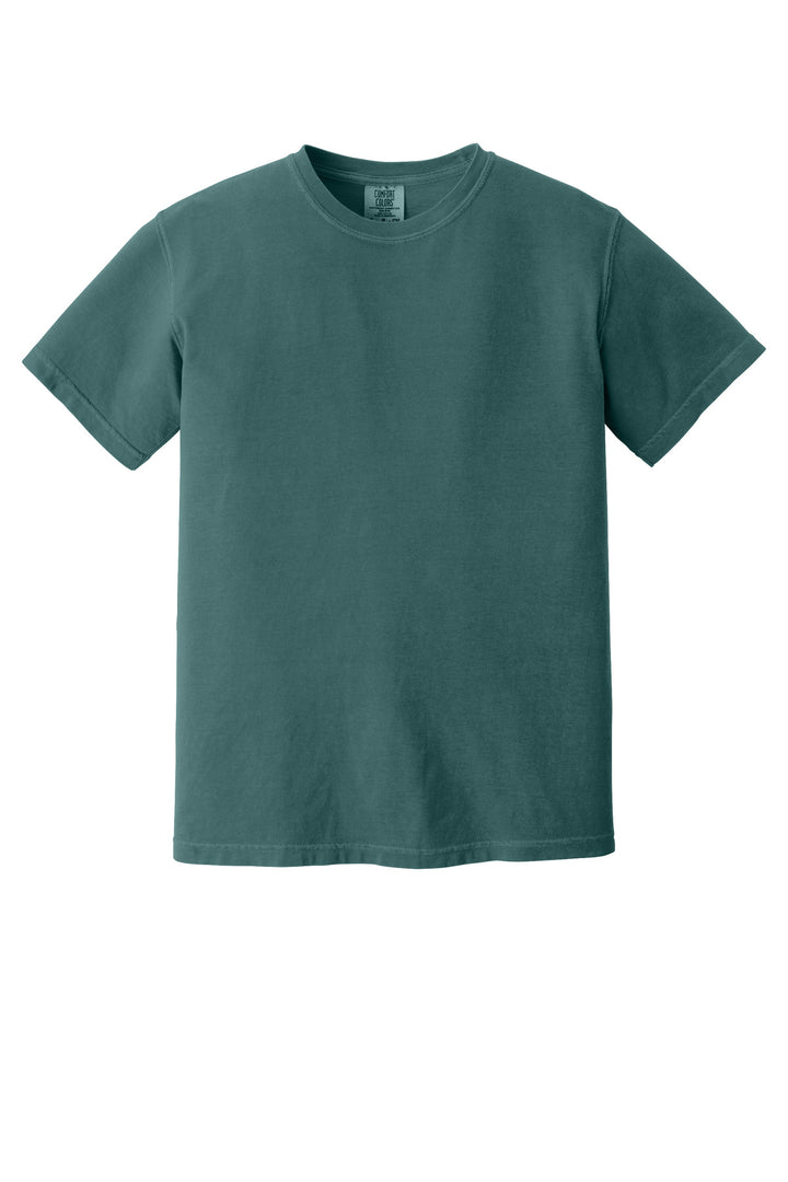 Front View of Blue Spruce COMFORT COLORS Heavyweight Ring Spun Tee. 1717