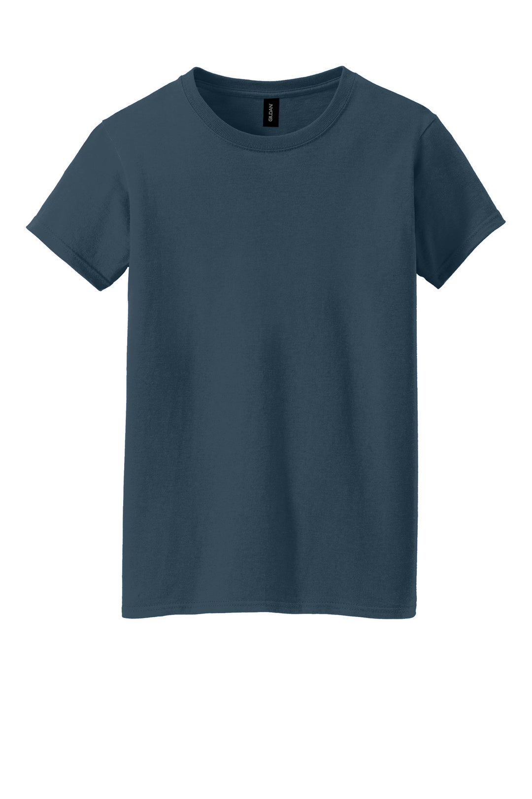 Front View of BlueDusk Gildan Women's Heavy Cotton 100% Cotton T-Shirt. 5000L