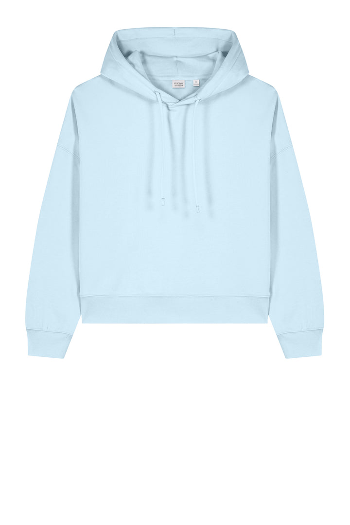 Front View of BlueIce Stanley/Stella Women's Stella Nora Hooded Sweatshirt SXW035