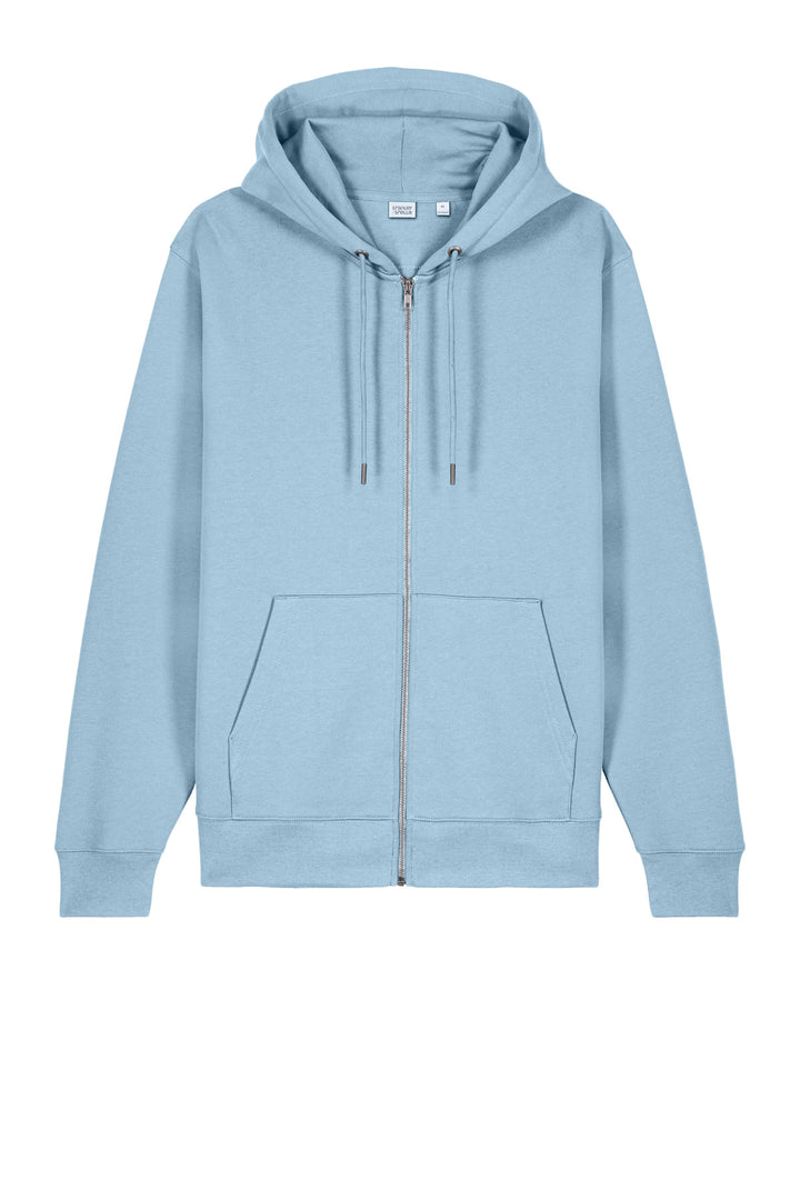 Front View of BlueSoul Stanley/Stella Unisex Cultivator 2.0 Full-Zip Hooded Sweatshirt SXU005