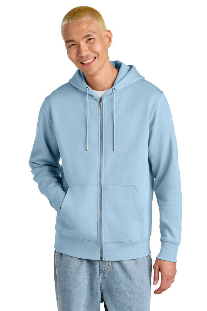 Front View of BlueSoul Stanley/Stella Unisex Cultivator 2.0 Full-Zip Hooded Sweatshirt SXU005