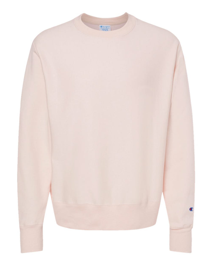 Front View of Body Blush Reverse Weave® Crewneck Sweatshirt - S149