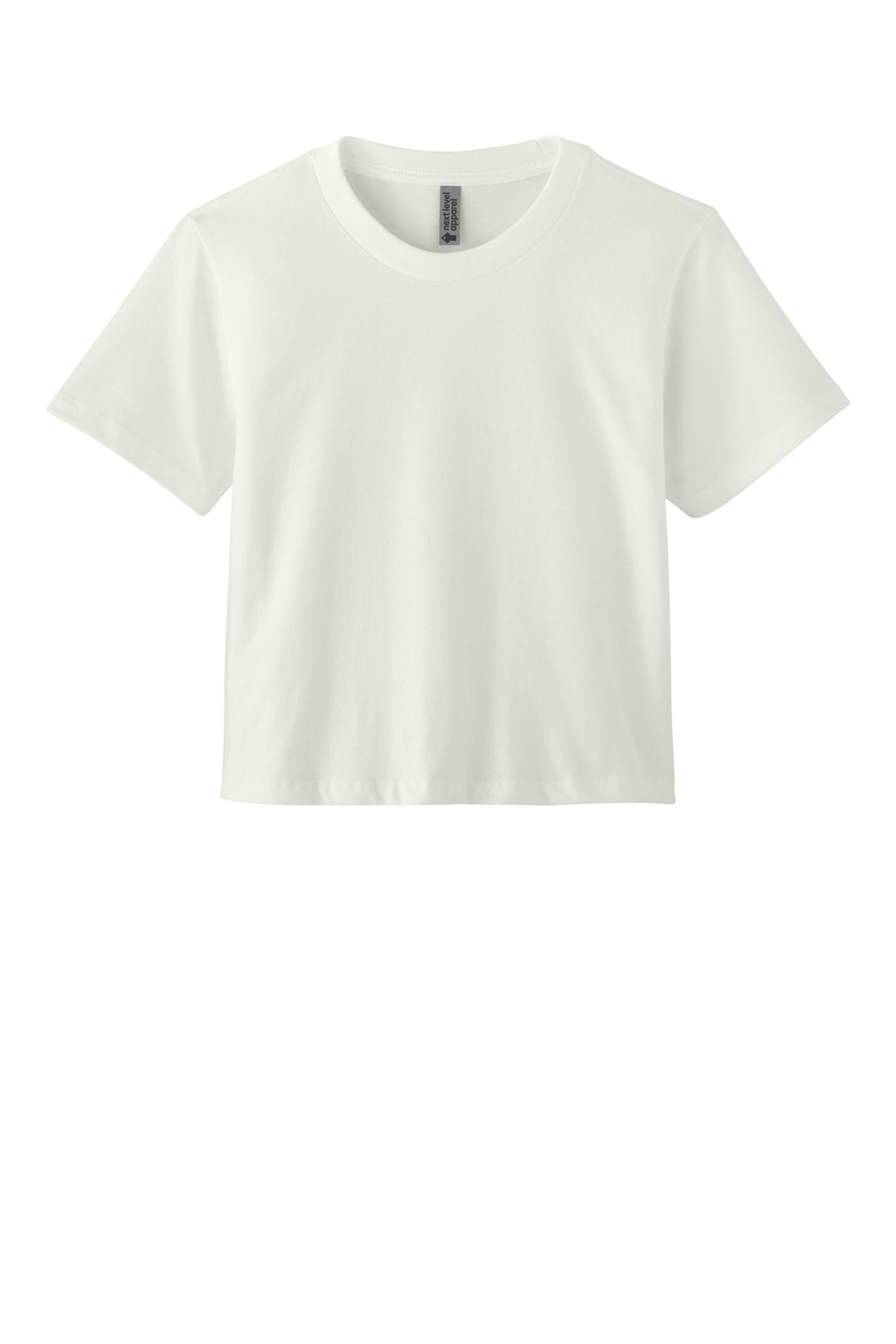 Front View of Bone Next Level Apparel Women's Heavyweight Boxy Tee NL7610