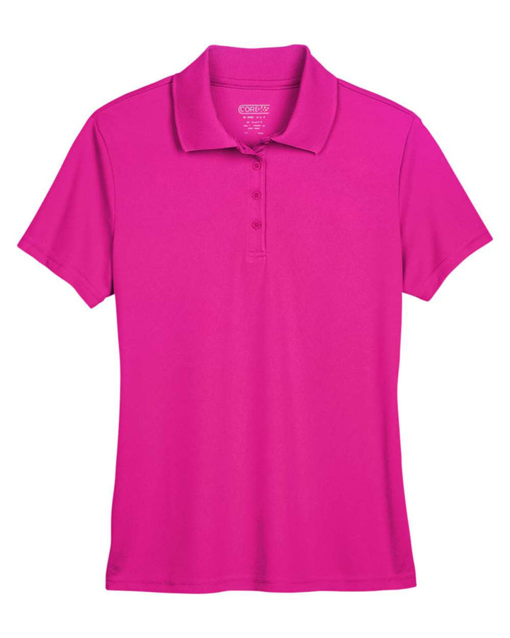 Front View of Bright Magenta Women's Origin Performance Piqué Polo - 78181