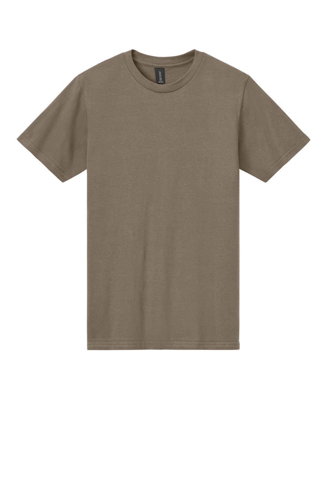 Front View of BrnSavana Gildan Softstyle Midweight Tee 65000