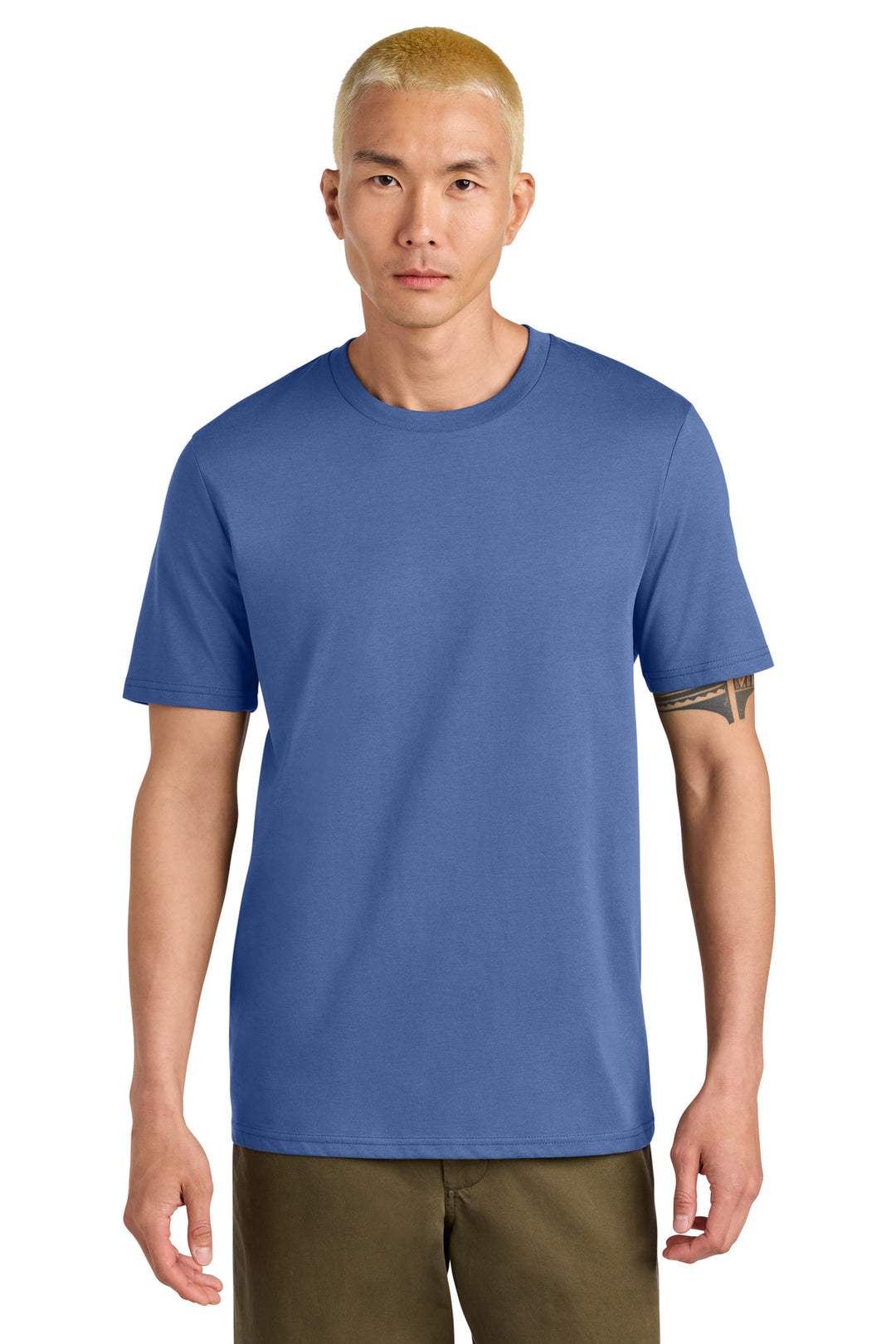 Front View of BrtBlue Stanley/Stella Unisex Creator 2.0 Tee SXU001