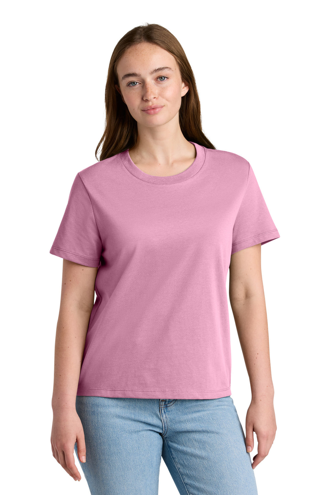 Front View of BubblePink Stanley/Stella Women's Stella Muser Tee SXW002