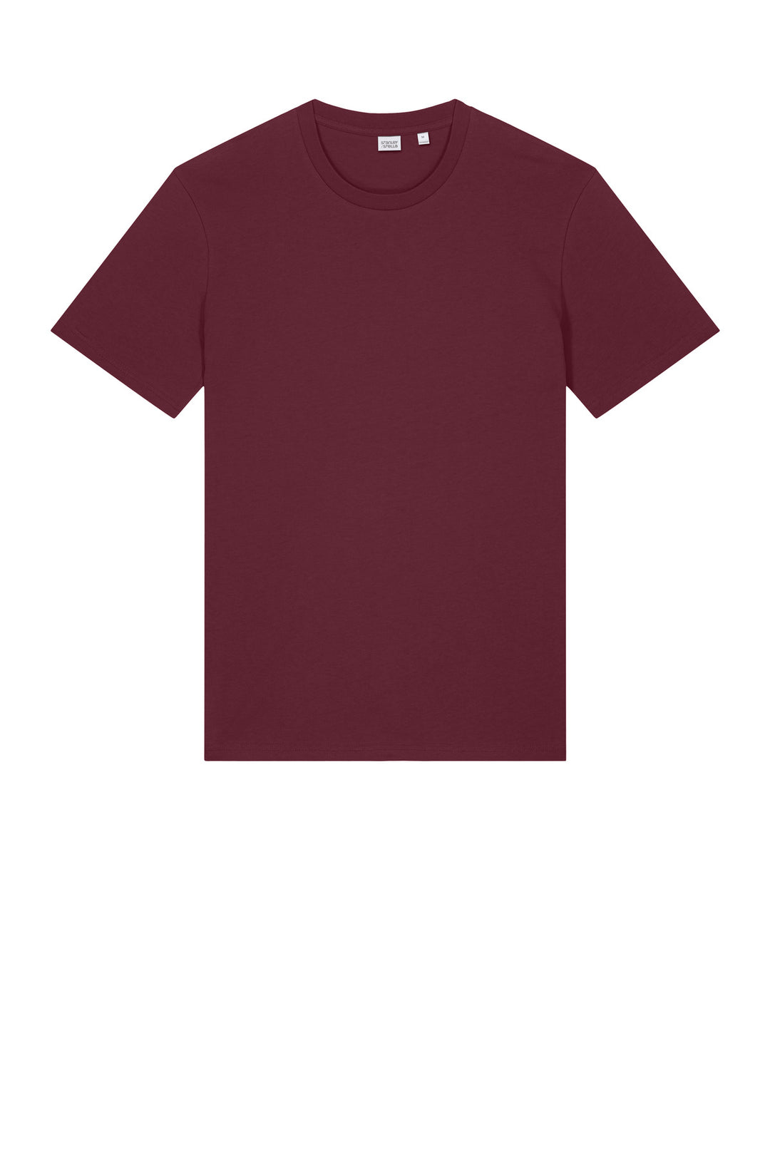 Front View of Burgundy Stanley/Stella Unisex Crafter Tee SXU007