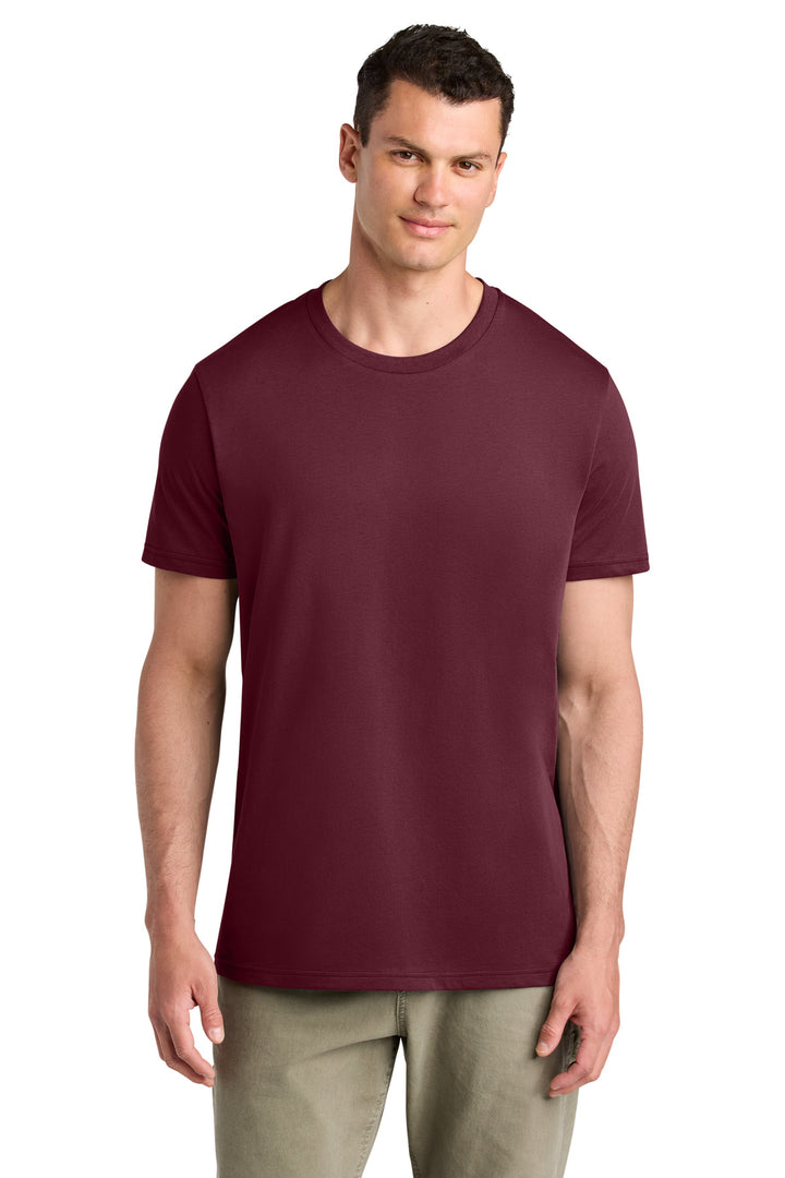 Front View of Burgundy Stanley/Stella Unisex Crafter Tee SXU007