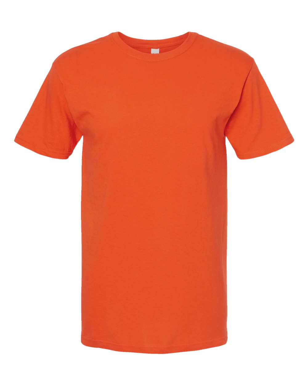 Front View of Burnt Orange Gold Soft Touch T-Shirt - 4800