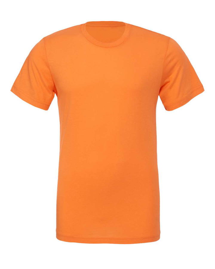 Front View of Burnt Orange Jersey Tee - 3001