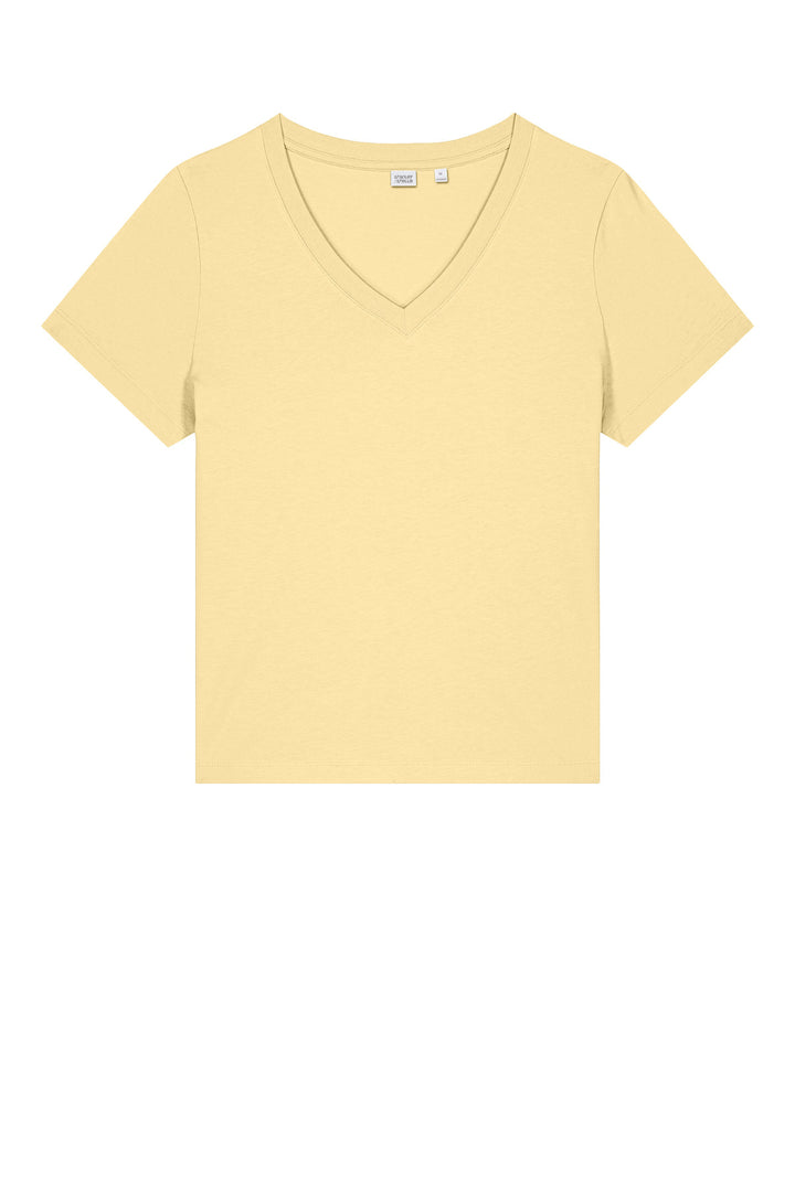Front View of Butter Stanley/Stella Women's Stella Isla V-Neck Tee SXW032