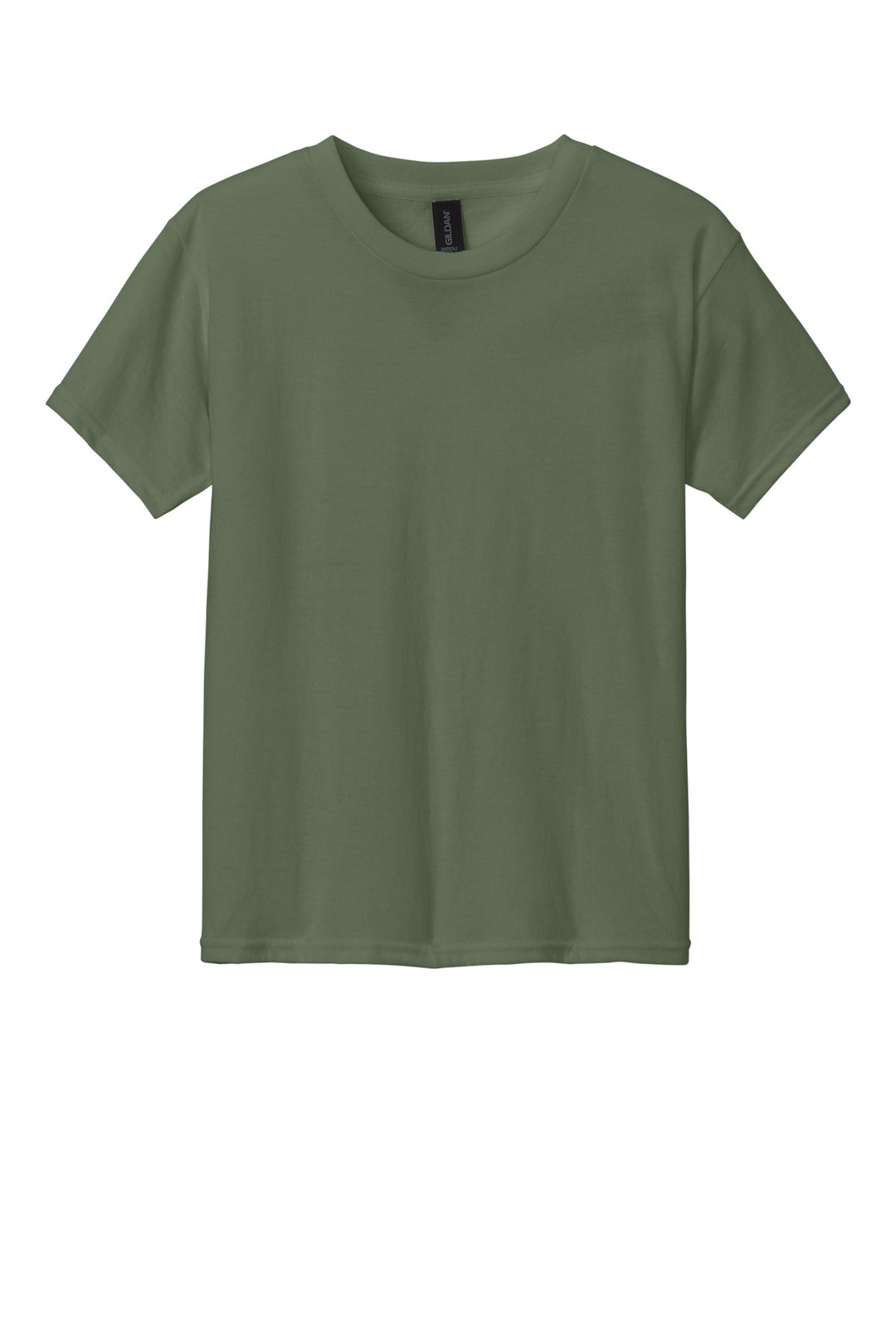 Front View of Cactus Gildan Youth Softstyle CVC Tee 64000BCVC