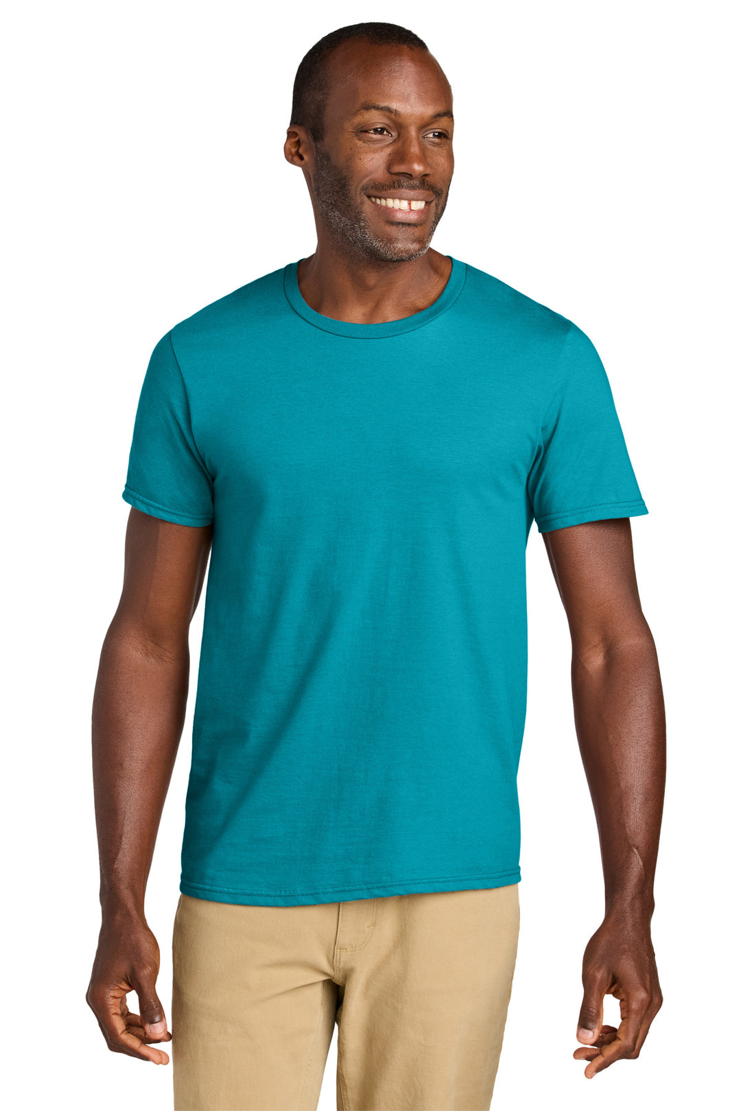 Front View of CaliBlue Jerzees Classics Unisex Cotton T-Shirt 363M