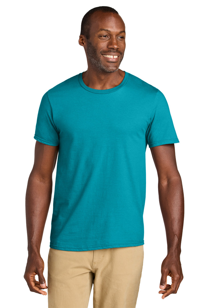 Front View of CaliBlue Jerzees Classics Unisex Cotton T-Shirt 363M