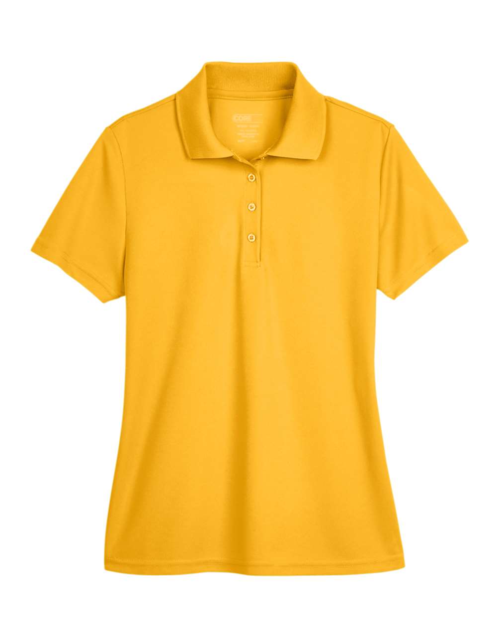 Front View of Campus Gold Women's Origin Performance Piqué Polo - 78181