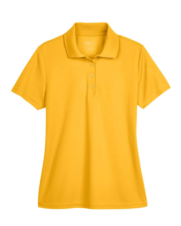 Front View of Campus Gold Women's Origin Performance Piqué Polo - 78181