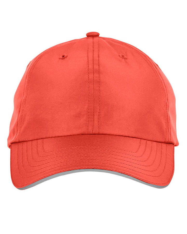 Front View of Campus Orange Pitch Performance Cap - CE001
