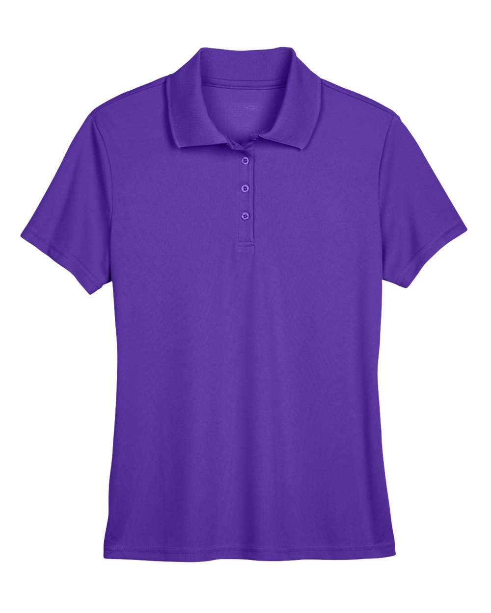 Front View of Campus Purple Women's Origin Performance Piqué Polo - 78181